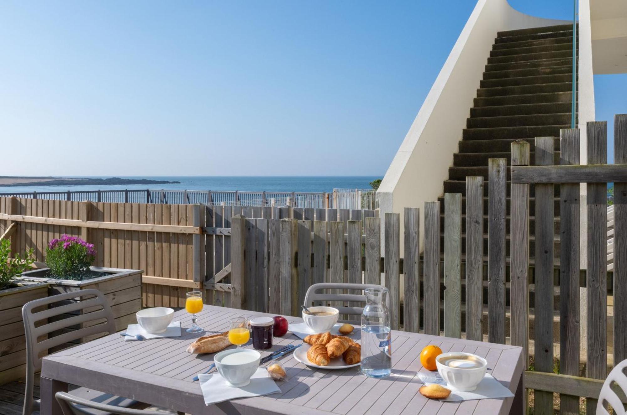 Residence Odalys Valentin Plage Batz-sur-Mer Eksteriør bilde